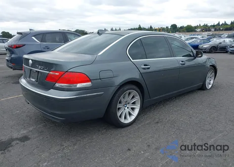 2006 BMW 750Li из США, поврежденный, VIN WBAHN83516DT62931